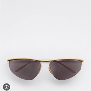 BOTTEGA VENETA LINE SUNGLASSES in GOLD